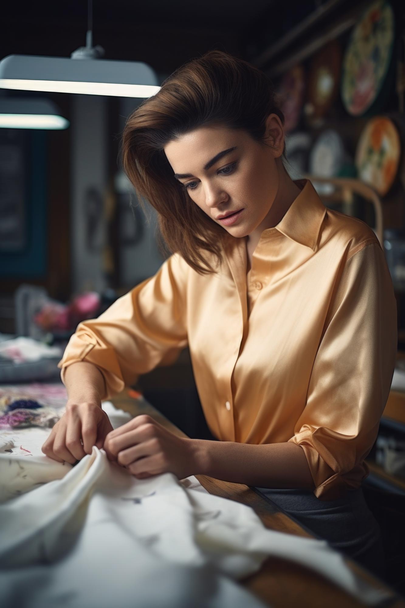 Portret projektantki wzorów Katarzyna